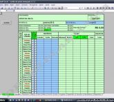 Planilha Cartão de Ponto e Controle de Horas Extras